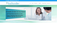 Desktop Screenshot of privatepracticedirect.com